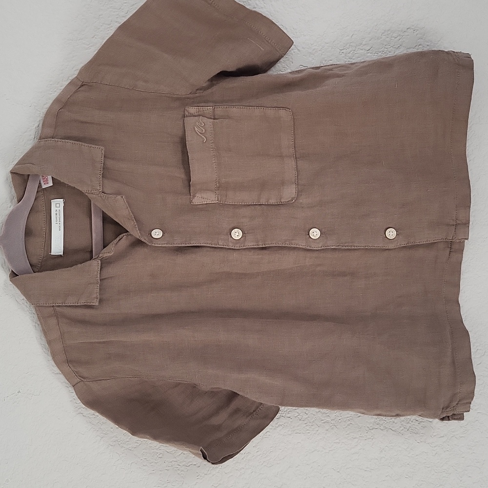 Zara Toddler Short Sleeve Button Down Shirt